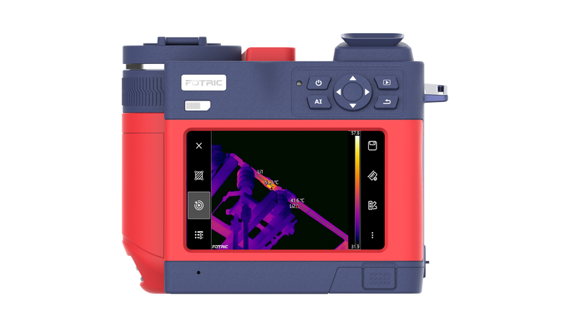 FOTRIC P4 Thermal Camera 320 x 240 Infrared Pixel 30Hz 5-inch Touchscreen 2 Digital Cameras 13MP 5MP Premium Imaging