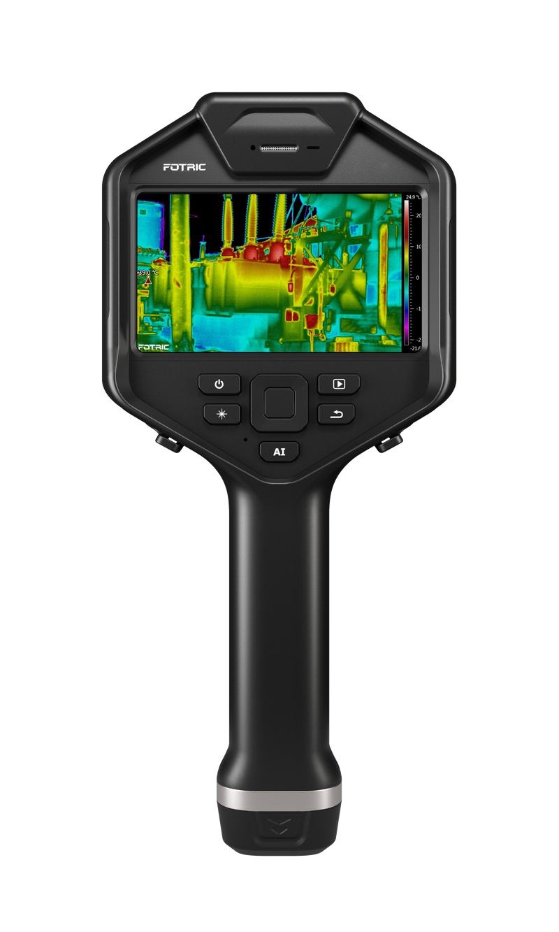 FOTRIC 345M Thermal Camera Artificial Intelligence with MagicThermal 320 x 240 Detector 30Hz 1280x720 HD Screen Resolution 25° Lens