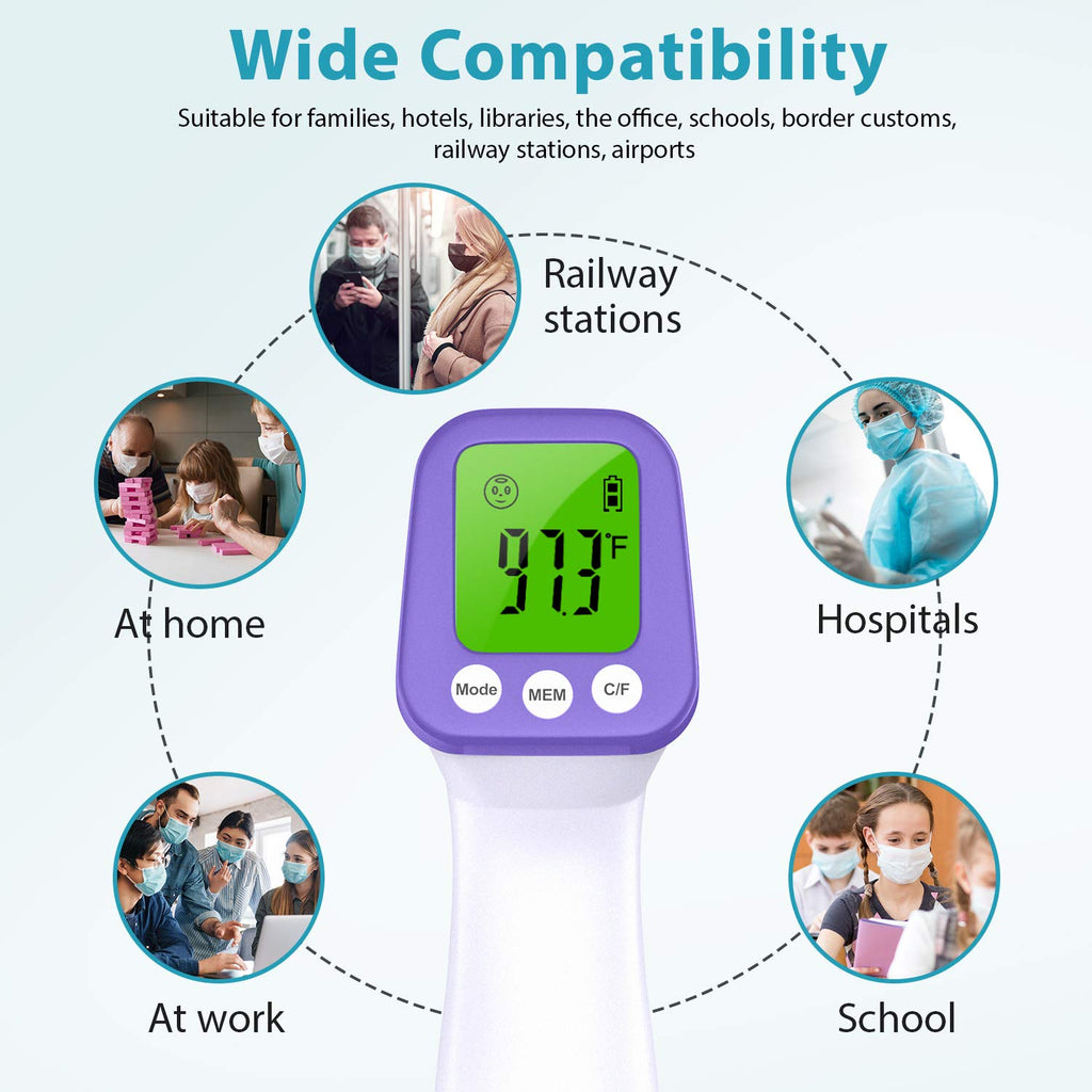Digital Infrared Thermometer FDA Approved, Non-Contact – BioMed Wellness  Center