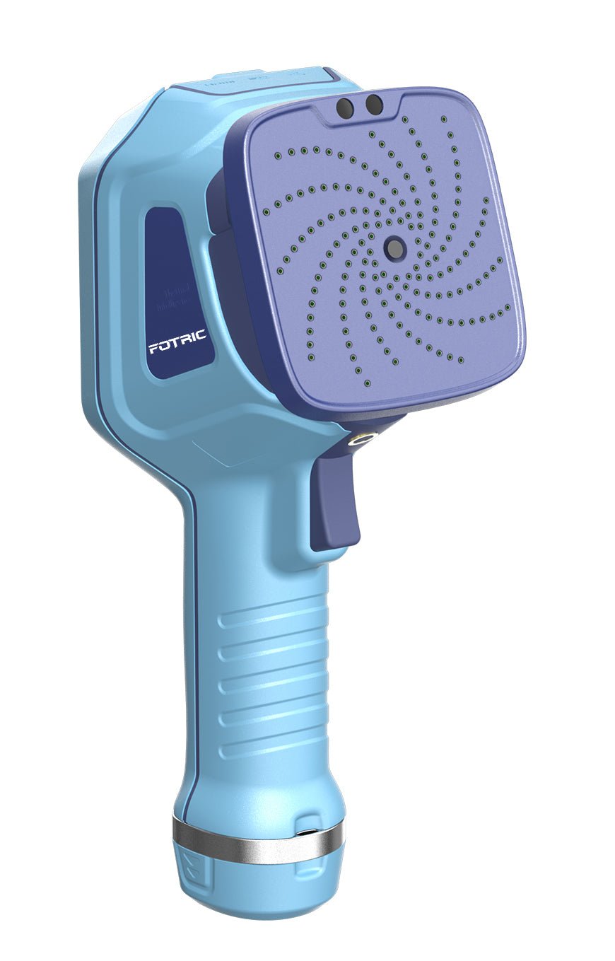 FOTRIC TD2 Acoustic Camera 64 MEMS for Gas Leaks, Partial Discharges, and Mechanical Vibrations Detection 25FPS 3.5-inch Touchscreen 13MP Digital Camera