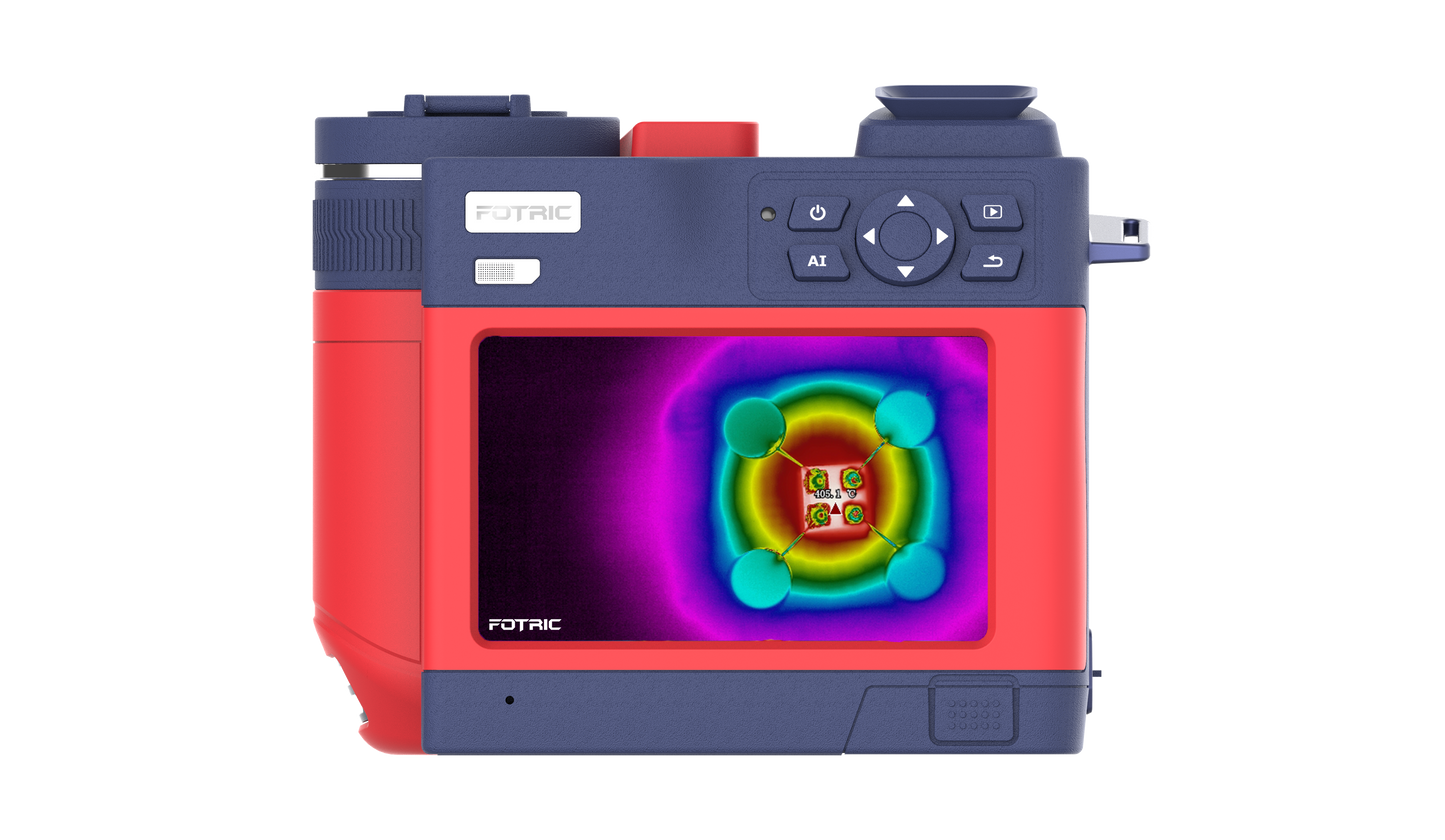 FOTRIC P7 Thermal Camera 640 x 480 Infrared Pixel 30Hz 5-inch Touchscreen 2 Digital Cameras