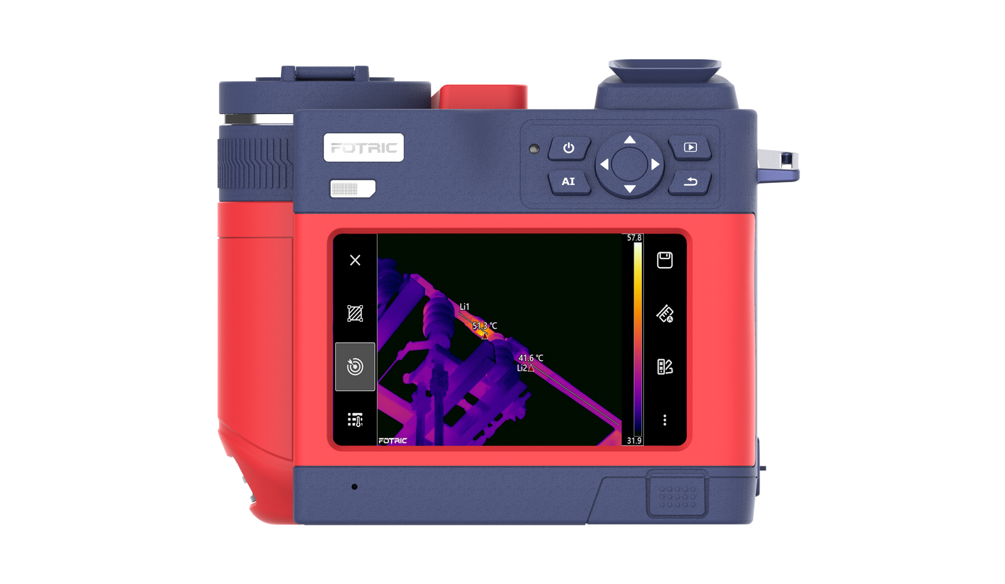 FOTRIC P7 Thermal Camera 640 x 480 Infrared Pixel 30Hz 5-inch Touchscreen 2 Digital Cameras