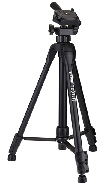 Tripod for Fotric 226B with 3-Way Easy Pan Tilt Head Maximum Height 48.9"