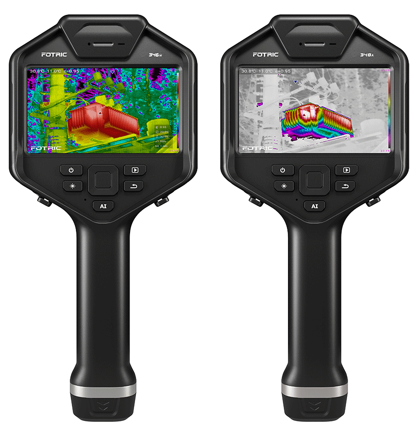 FOTRIC 348A Advanced Thermal Imager 640 x 480 Resolution 30Hz with 5-inch TouchScreen and 13MP Digital Camera