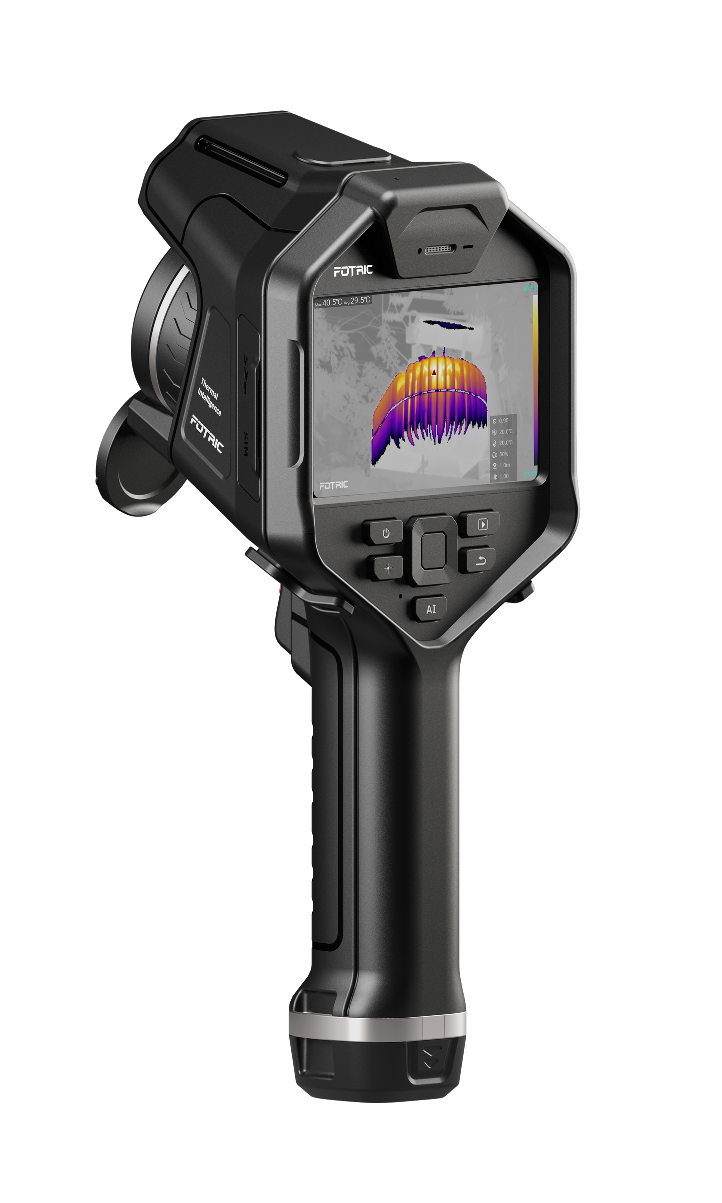 FOTRIC 346A Advanced Thermal Imager 384 x 288 Resolution 30Hz with 5-inch TouchScreen and 13MP Digital Camera