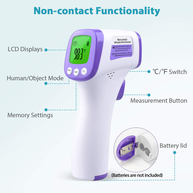 WAND™ - No Touch Forehead Thermometer (FDA-Cleared)