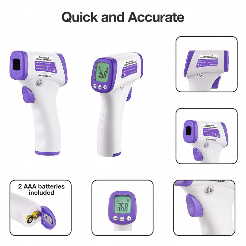 Extech IR200 - Non Contact Forehead IR Thermometer (FDA 510K Cleared)
